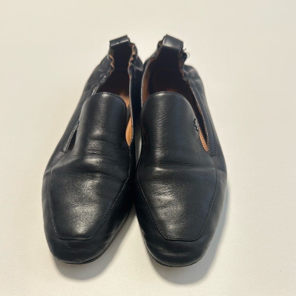 Tory Burch Women’s Black Loafers Kira Leather Size 7 Office CareerWear Business